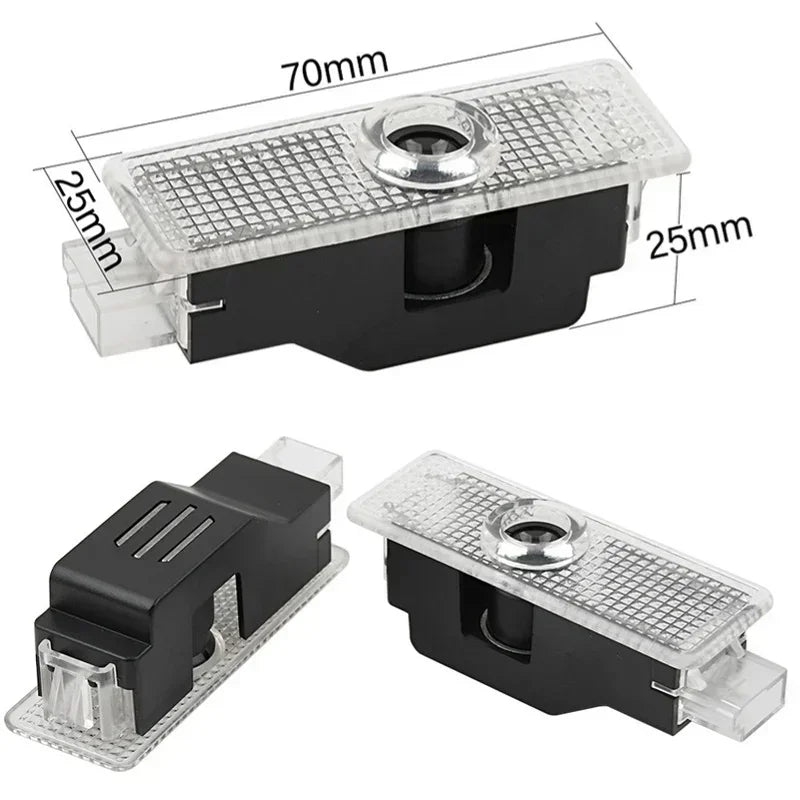 بصمة النور الذكية: أضواء إسقاط الشعار الترحيبية لأبواب السيارات