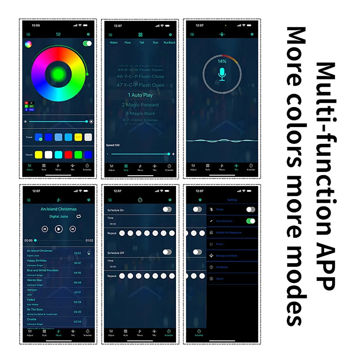 نظام الإضاءة المحيطة الذكي للمركبات: ألياف ضوئية خفية وتطبيق تحكم كامل